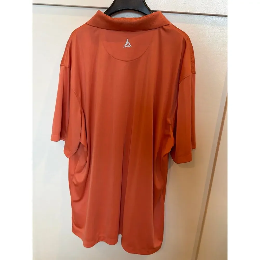 Bermuda Sands Torrey Pines Golf Polo Men’s XL Orange Performance Shirt